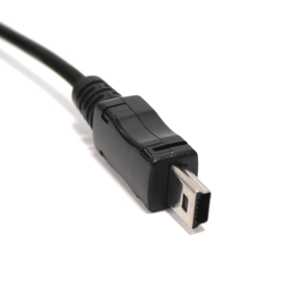 USB 2.0-kabel (AM / MiniUSB5pin-M Type B) 1 m gekruld