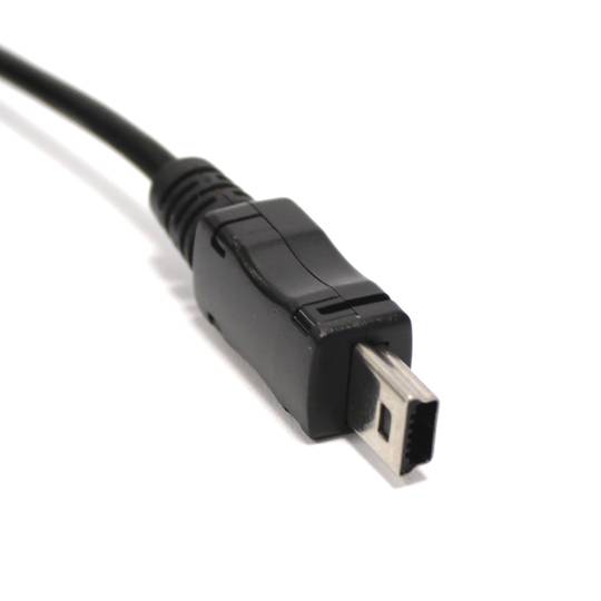 USB 2.0-kabel (AM / MiniUSB5pin-M Type B) 1 m gekruld