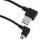 Kabel USB-A 2.0-Stecker abgewinkelt zu Mini USB-B-Stecker abgewinkelt 20 cm