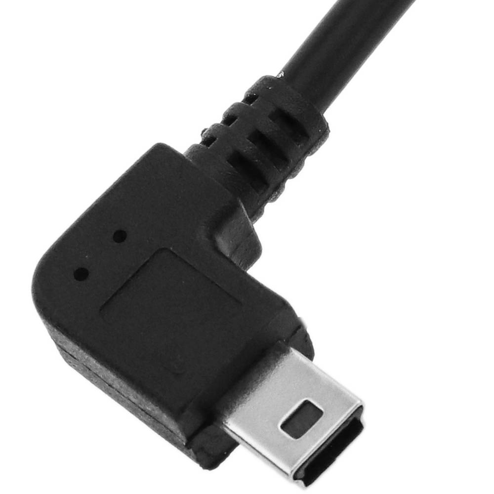Melbourne charme Rally Kabel USB-A 2.0 mannelijk haaks op Mini USB-B mannelijk haaks 20 cm -  Cablematic