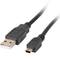 Cavo USB Lanberg CA-USBK-10CC-0003-BK USB A 2.0 maschio a mini USB maschio 30 cm nero
