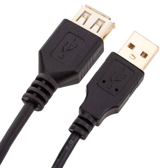Super cable allargador USB 2.0 de 1.8 m tipus A Mascle a Femella