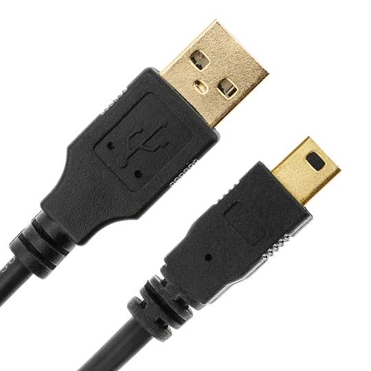 Super Cable USB 2.0 (AM/MiniUSB5pin-M Tipo B) 5m