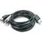 Doppio USB 2.0 cavo di alimentazione 3m BM 02:00