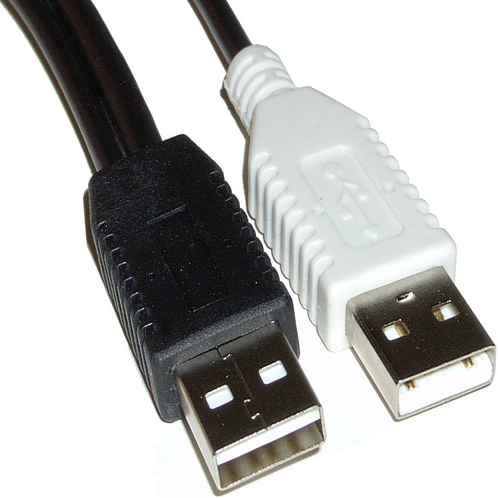 Cable USB 2.0 de doble alimentación 2AM a AH 1.2m