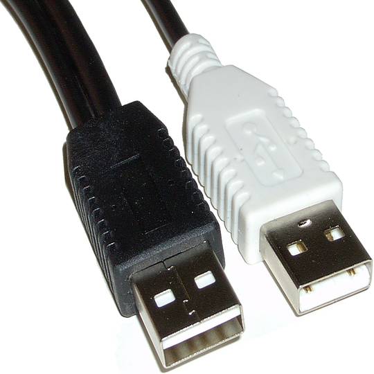Cable USB 2.0 de doble alimentación 2AM a AH 1.2m