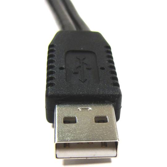 Dual USB 2.0 Cable 2:00 a.m. to mini USB power 1.2m
