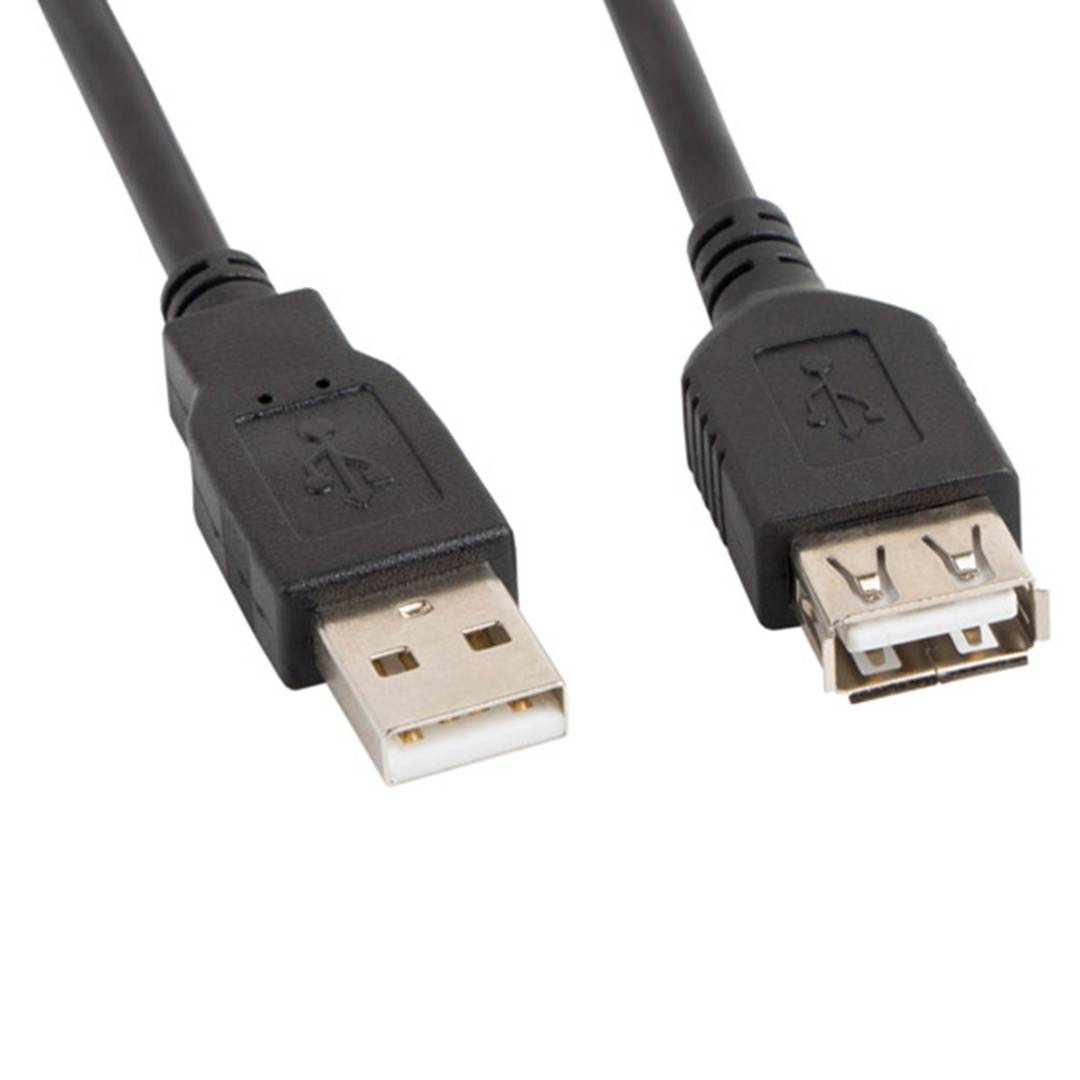 Cable alargador USB 2.0 de 3 m tipo A Macho a Hembra - Cablematic