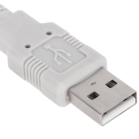 Cable USB 2.0 A macho a USB A macho de 3 m de color gris (AM/AM)