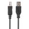 Cable USB-A mascle a USB-B mascle 2.0 de 1.8 m color negre de Lanberg CA-USBA-15CU-0018-BK