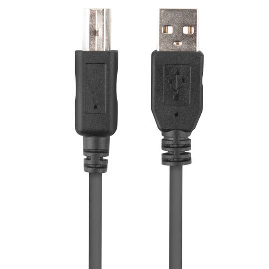 Lanberg USB-A-Stecker auf USB-B-Stecker 2.0-Kabel 3 m schwarz CA-USBA-15CU-0030-BK
