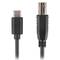 Lanberg USB kabel USB C 2.0 male naar USB B 2.0 male Ferriet 1,8 m zwart CA-USBA-14CC-0018-BK