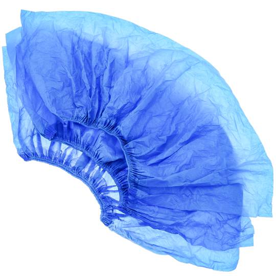 Fundas de zapatos desechables para protección. Kit de 100 cubiertas de CPE