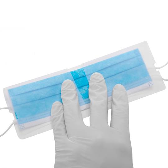 Protetora dobrável para máscaras 10 unidades