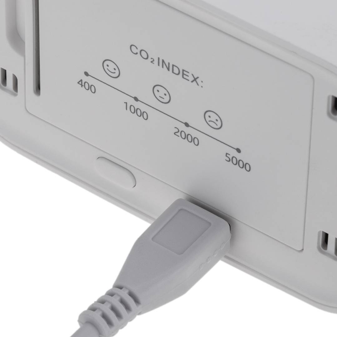 Medidor de CO2 interno e monitor com temperatura e umidade do ar