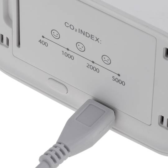 Medidor de CO2 interno e monitor com temperatura e umidade do ar