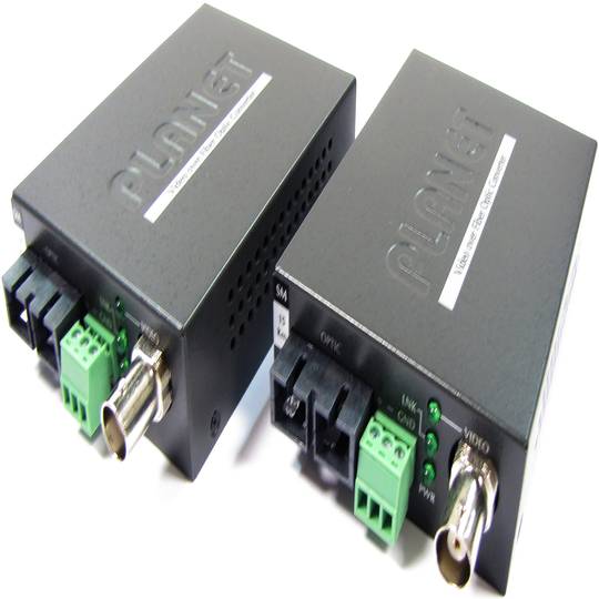 Video via single mode SC glasvezelkabel op 15 km (VF-102S15-KIT)