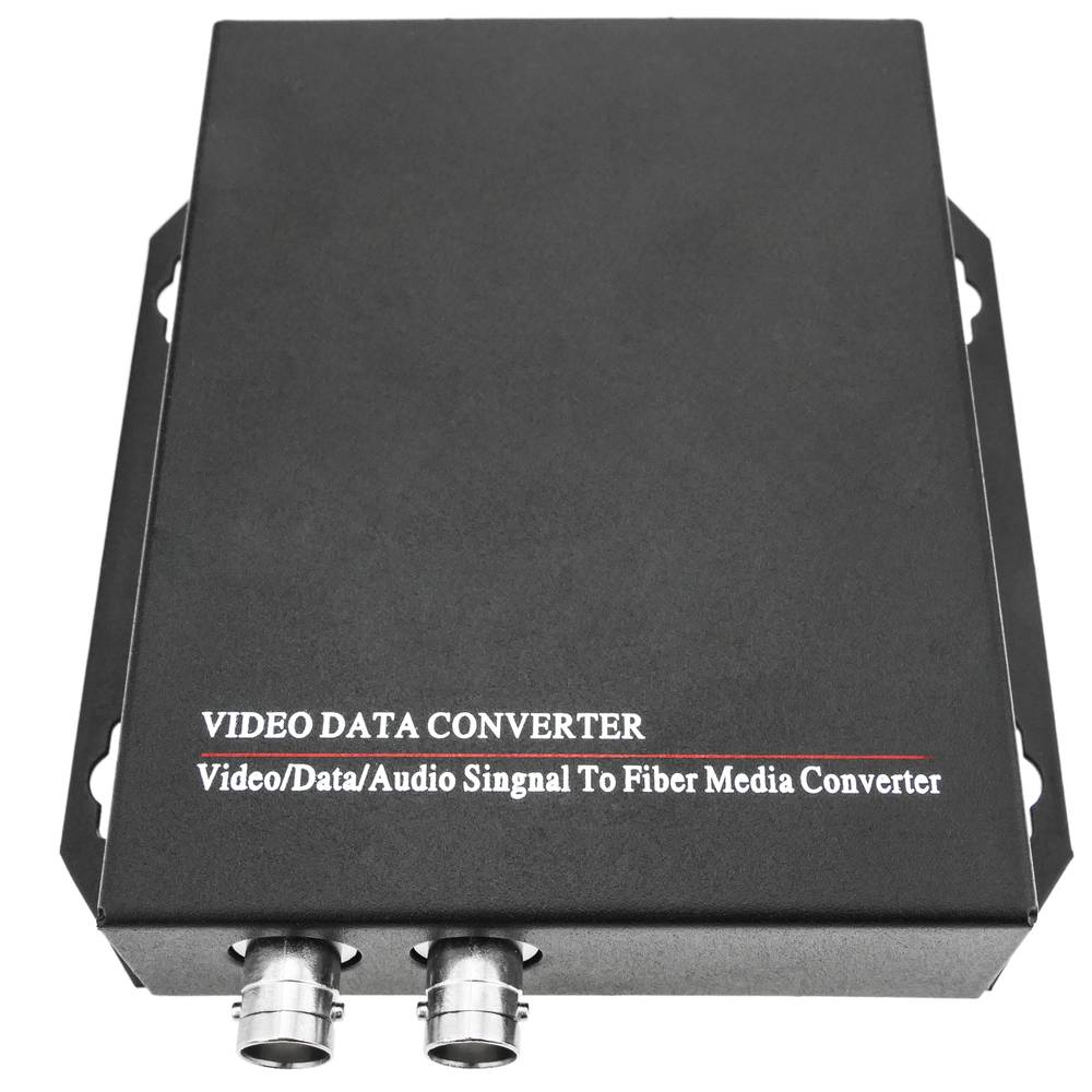 Vídeo a través de fibra óptica monomodo 20Km 2V RS485 RS232