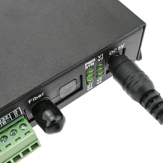 Vídeo a través de fibra óptica monomodo 20Km 2V RS485 RS232