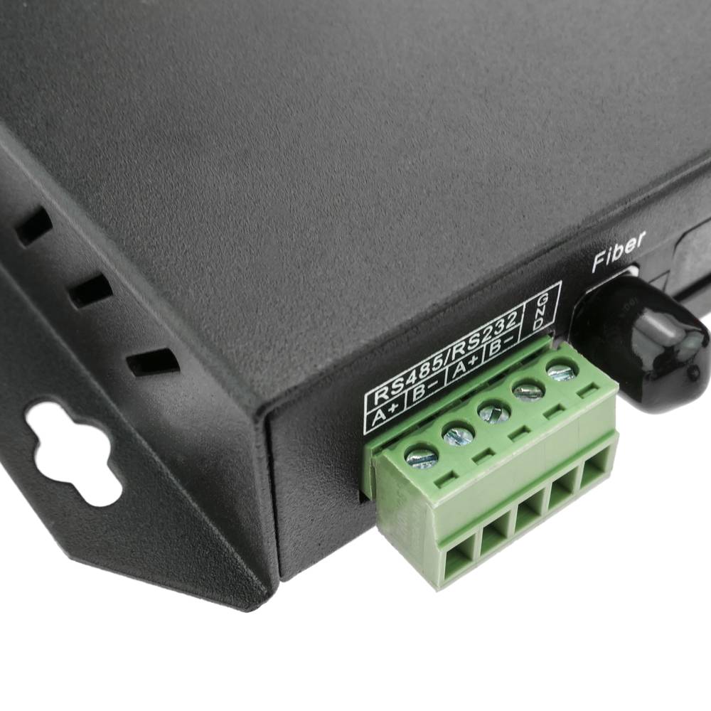 Vídeo a través de fibra óptica monomodo 20Km 2V RS485 RS232