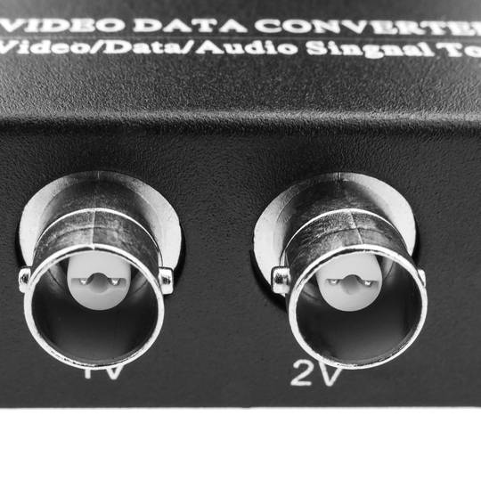 Vídeo a través de fibra óptica monomodo 20Km 2V RS485 RS232