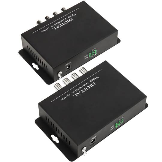 Vídeo sobre fibra óptica monomodo 20 km 4V RS485