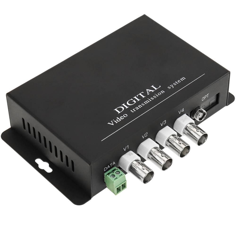 Vídeo sobre fibra óptica monomodo 20 km 4V RS485