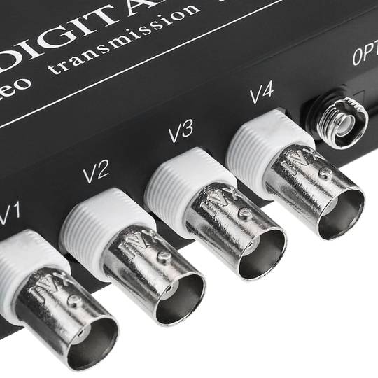 Vídeo sobre fibra óptica monomodo 20 km 4V RS485