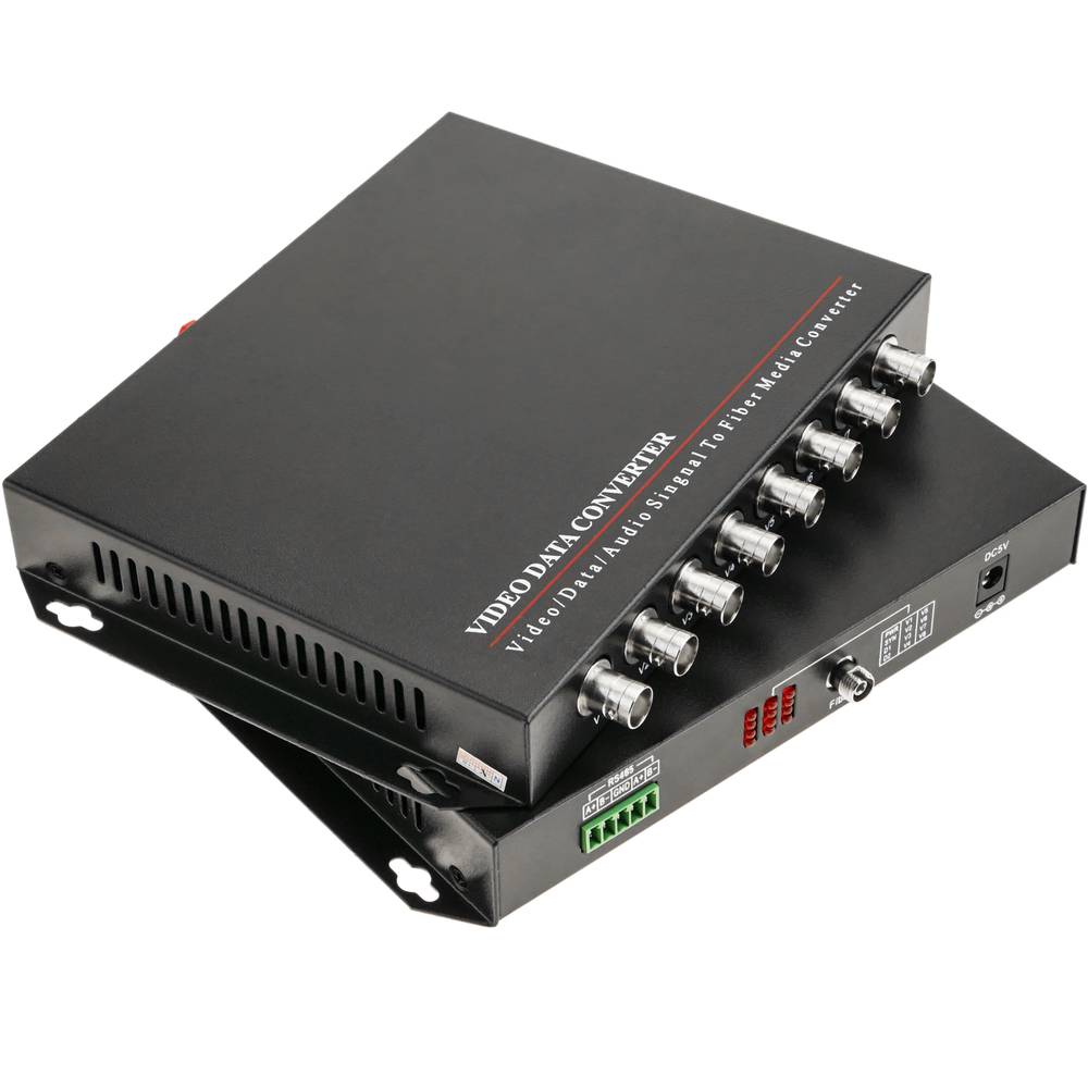 Video by 20Km singlemode fiber optic RS485 8V