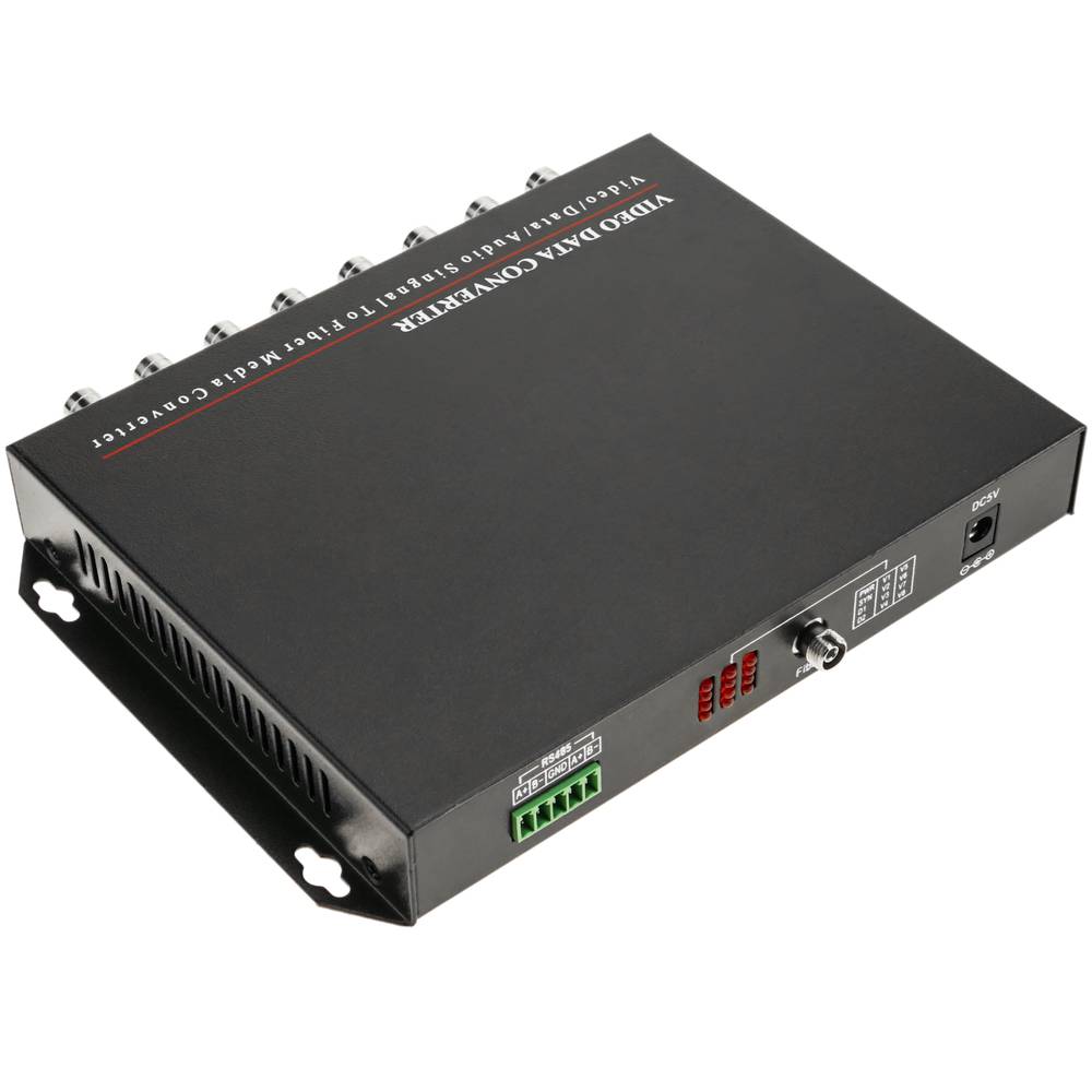 Video by 20Km singlemode fiber optic RS485 8V