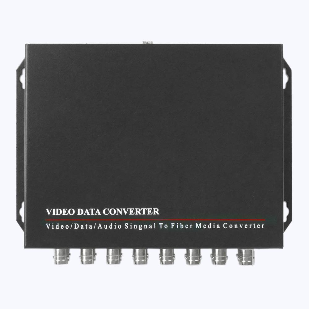 Video over fiber optic singlemode 20Km 16V RS232 RS485