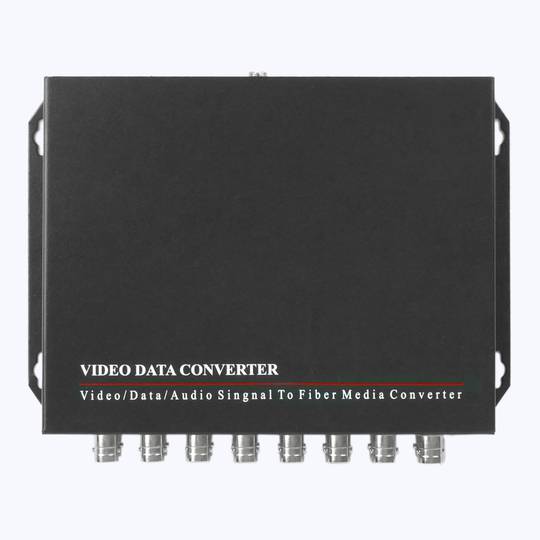 Video over fiber optic singlemode 20Km 16V RS232 RS485