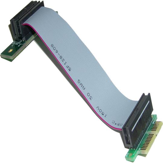 Riser Card Cable 100mm (1 PCI-Express 1X) - Cablematic