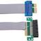 Cable extensión PCIe 4X 19cm riser card