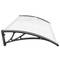Canopy awning for door and window 80x60cm Patio cover shelter black