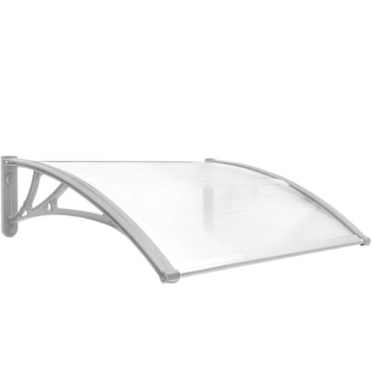 Telhado do proteção 80x60cm Marquesinha para portas e janelas cinza