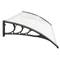 Canopy awning for door and window 100x80cm Patio cover shelter black