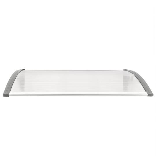Telhado do proteção 100x80cm Marquesinha para portas e janelas cinza