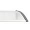Auvent de porte et fenêtres 200x90cm Marquise solaire abri banne entrée protection gris