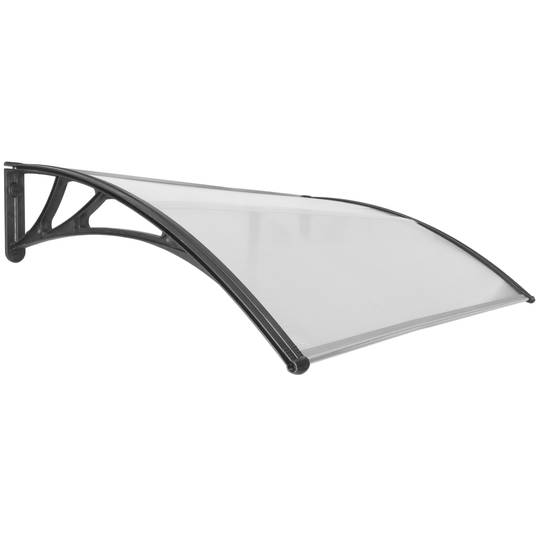 Canopy awning for door and window 150x100cm Patio cover shelter black