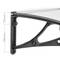 Canopy awning for door and window 150x100cm Patio cover shelter black