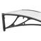 Canopy awning for door and window 150x100cm Patio cover shelter black