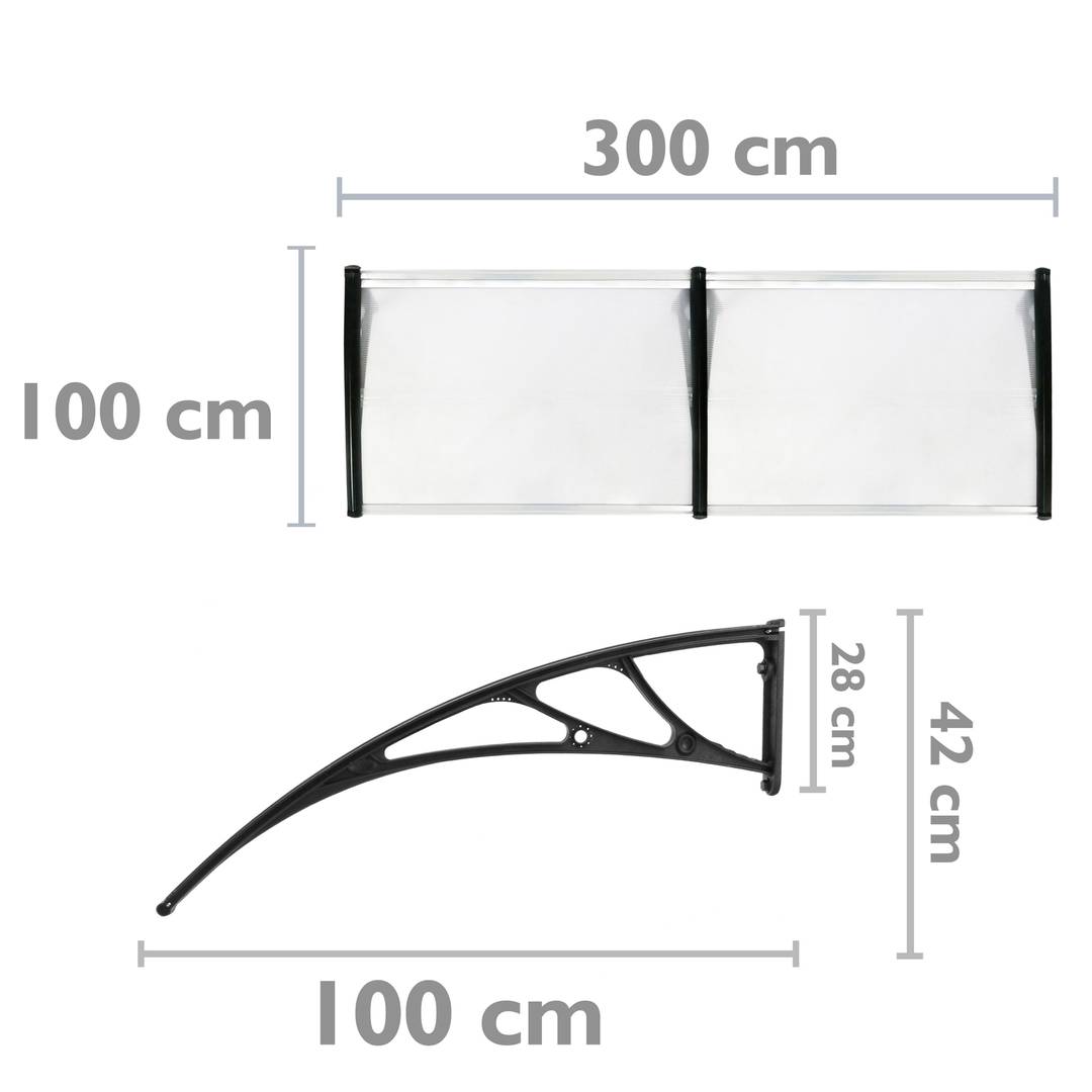 Tableau blanc sur support - Magnétique - 150x90 cm - Noir