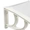 Telhado de proteção 120x80 cm transparente. Marquesinha para portas e janelas com suporte branco