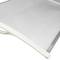 Pensilina 200x80 cm trasparente. Tendone in policarbonato per porte e finestre con supporto bianco
