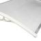 Telhado de proteção 120x90 cm transparente. Marquesinha para portas e janelas com suporte branco