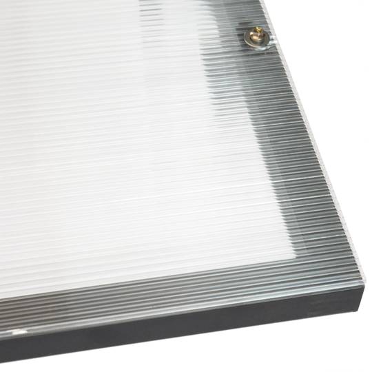 Teulada de protecció 120 x 80 cm clàssic Marquesina per a portes i finestres amb suport d'acer negre