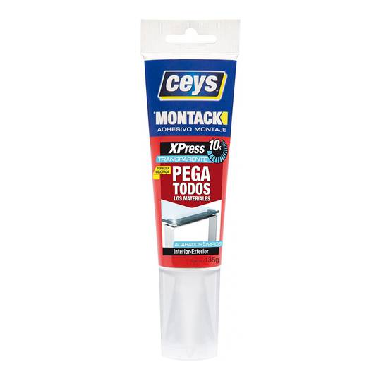 Adhesivo montack Xpress invisible 135g Ceys 507275