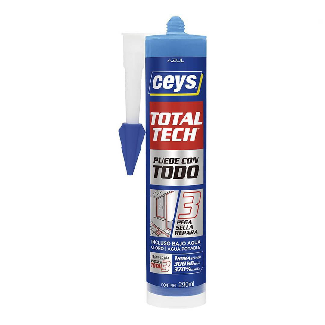 Adhesivo total tech azul de 290 ml Ceys 507125
