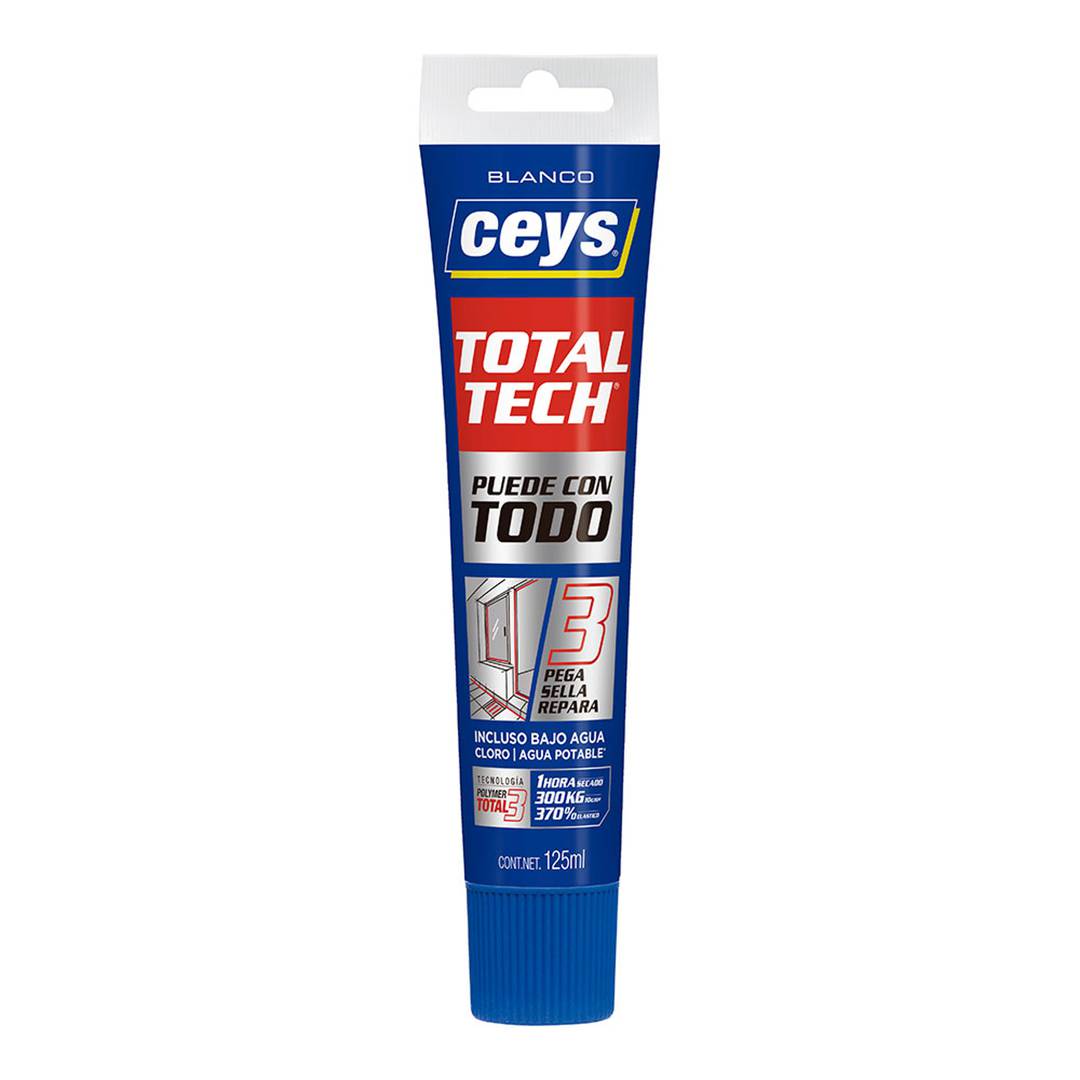 Tubo adesivo total tech branco 125 ml Ceys 507232